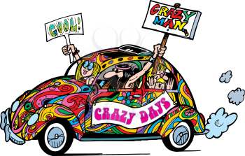 Hippies Clipart