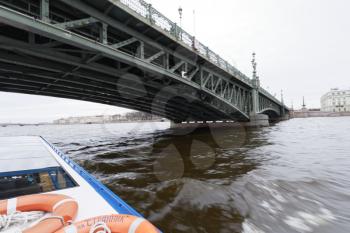 SAINT PETERSBURG, RUSSIA - APRIL 22:Street views of Saint Petersburg, Russia on April 22, 2015.