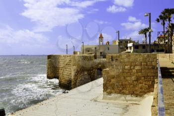 Acre, Israel-March 13, 2017:Acre is UNESCO World Heritage Site, continuously inhabited since 4000 years ago.