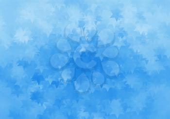 Abstract digital blue background with stars