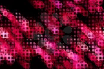 Bright abstract pattern on black background
