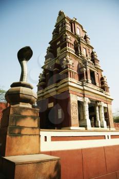 Low angle view of a temple, Lakshmi Narayan Temple, New Delhi, India