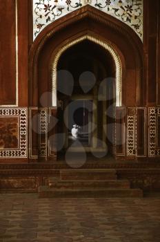 Entrance of a mosque, Taj Mahal, Agra, Uttar Pradesh, India