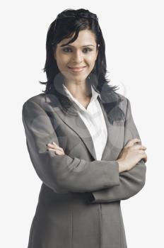 Portrait of a businesswoman smiling