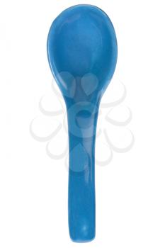 Close-up of a soup spoon