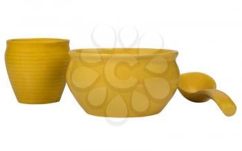 Close-up of ceramic kitchen utensils