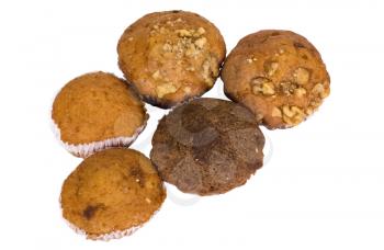 Close-up of assorted muffins
