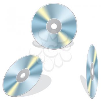 Close-up of compact discs