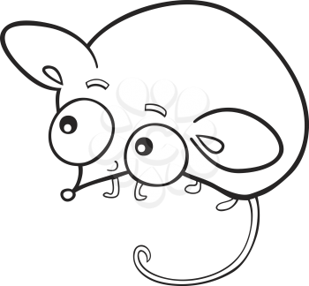 Royalty Free Clipart Image of a Mouse