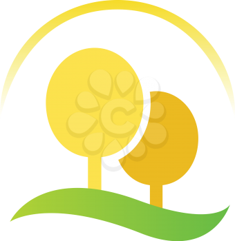 Nature, agriculture or forest icon. Vector
