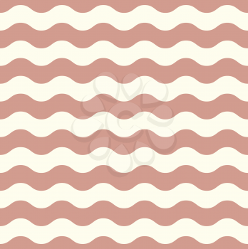 Abstract wave seamless Pattern. Vector background