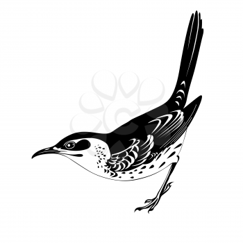 Royalty Free Clipart Image of a Bird