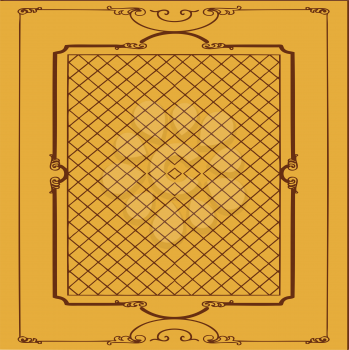 Royalty Free Clipart Image of a Frame