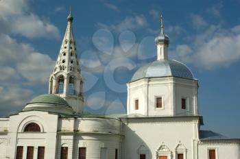 russian orthodox ancient church near Moscow