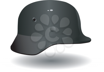 Royalty Free Clipart Image of a German Hard Hat