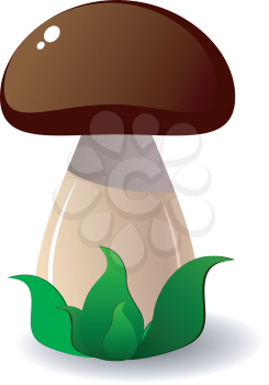 Royalty Free Clipart Image of a Mushroom 