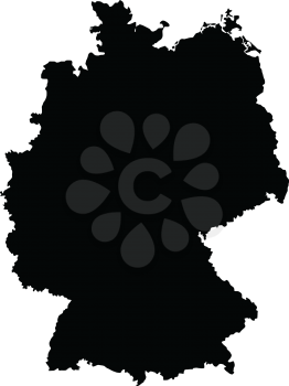 Vector illustration of maps of Germany  