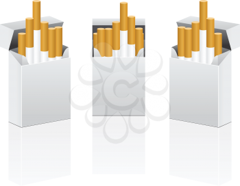 Royalty Free Clipart Image of Cigarettes