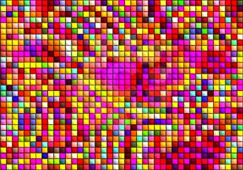 Royalty Free Clipart Image of a Multicolored Background