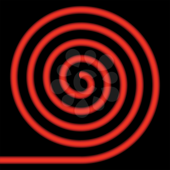 Red spiral.