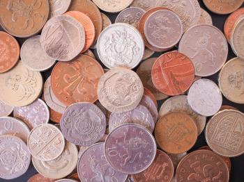 British Pounds coins of the United Kingdom