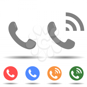 Call speaker icon vector logo isolated on background