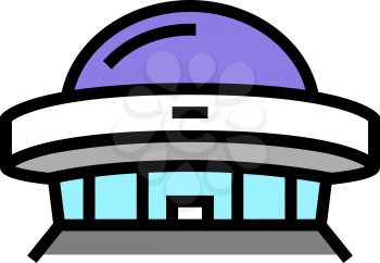 construction planetarium color icon vector. construction planetarium sign. isolated symbol illustration