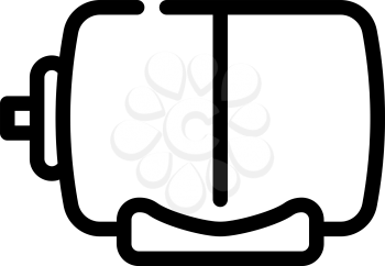 barrel with water line icon vector. barrel with water sign. isolated contour symbol black illustration