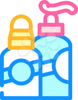 cosmetics callus remover color icon vector. cosmetics callus remover sign. isolated symbol illustration