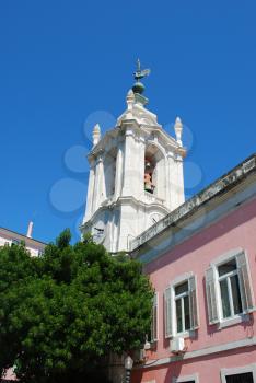 Royalty Free Photo of the Church of Necessities Palace in Lisbon, Portugal