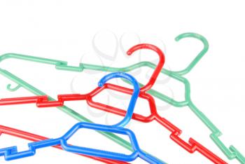 Royalty Free Photo of Colorful Hangers