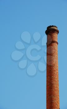 Royalty Free Photo of an Industrial Chimney 