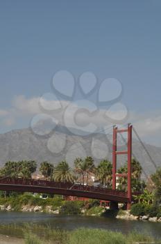Royalty Free Photo of the Puerto Banus Bridge in Spain