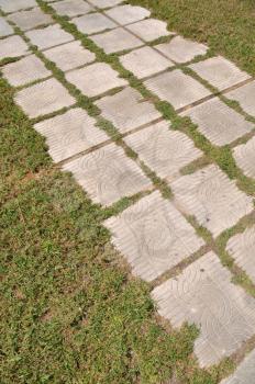 Royalty Free Photo of a Stone Walkway