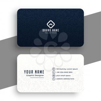 black and white simple business card template
