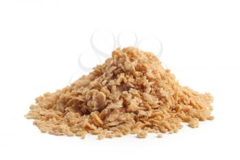 Heap of sugar on white background�