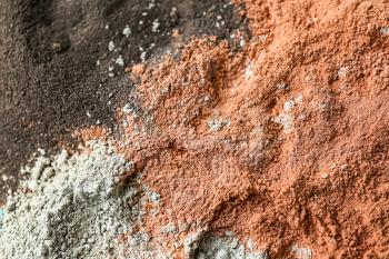 Texture of cosmetic clay, closeup�