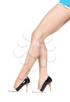 Royalty Free Photo of a Woman's Legs in Heels