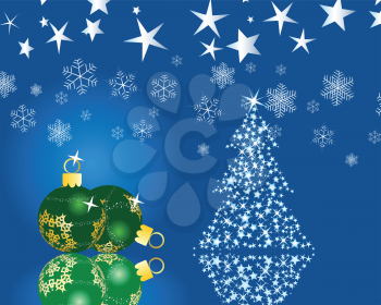 Royalty Free Clipart Image of a Christmas Background