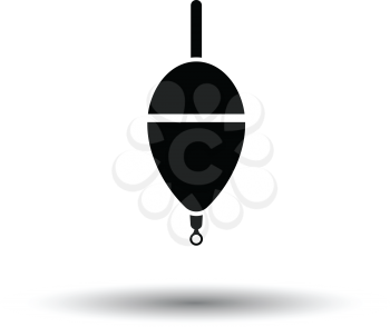 Icon of float . White background with shadow design. Vector illustration.