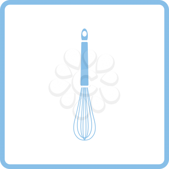 Kitchen corolla icon. Blue frame design. Vector illustration.