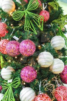 Taneto, Italy - December 27, 2014: Great Cristmas market Villaggio di Babbo Natale in the garden center Mondoverde. Taneto, Italy