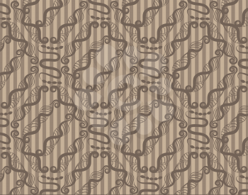 Abstract Brown Pattern With Clipping Mask