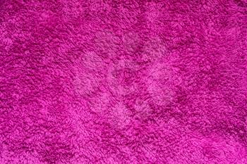 Texture of pink synthetic fur. Can be used as background