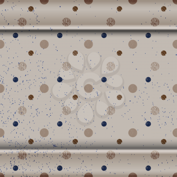 Royalty Free Clipart Image of a Polka Dot Background