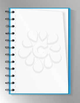 Royalty Free Clipart Image of a Notepad