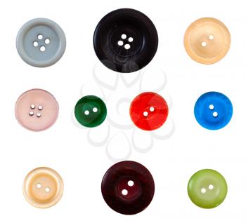 Different types of cloth button