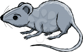 Royalty Free Clipart Image of a Mouse