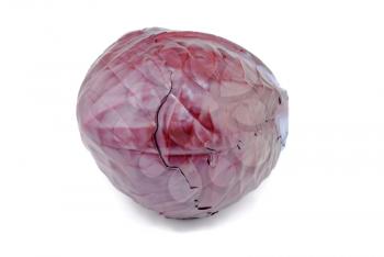 Royalty Free Photo of a Head of Red Cabbage