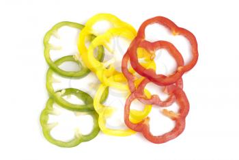 Royalty Free Photo of Pepper Slices